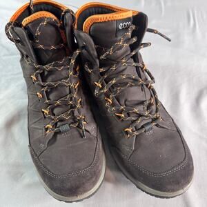 ECCO Gore-Tex Hiking Boots Women’s 7/7.5 Brown Waterproof Trail Outdoor EU 38
